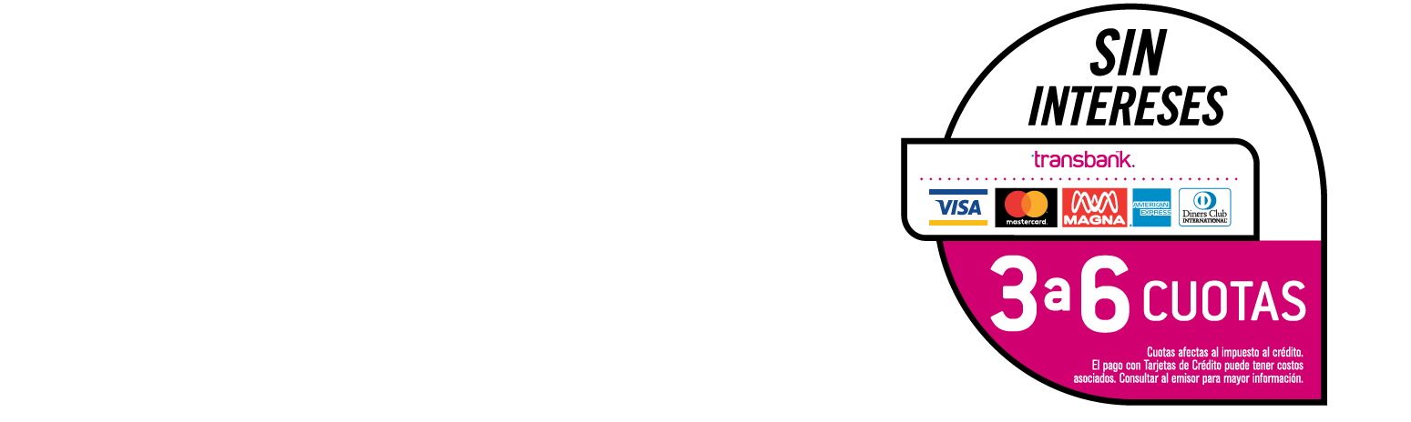 Webpay Transbank - 3 a 6 cuotas sin interés